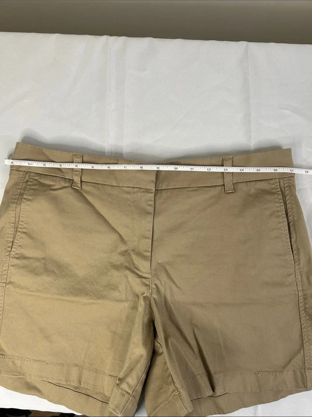 J. Crew Khaki Cotton Shorts size 12